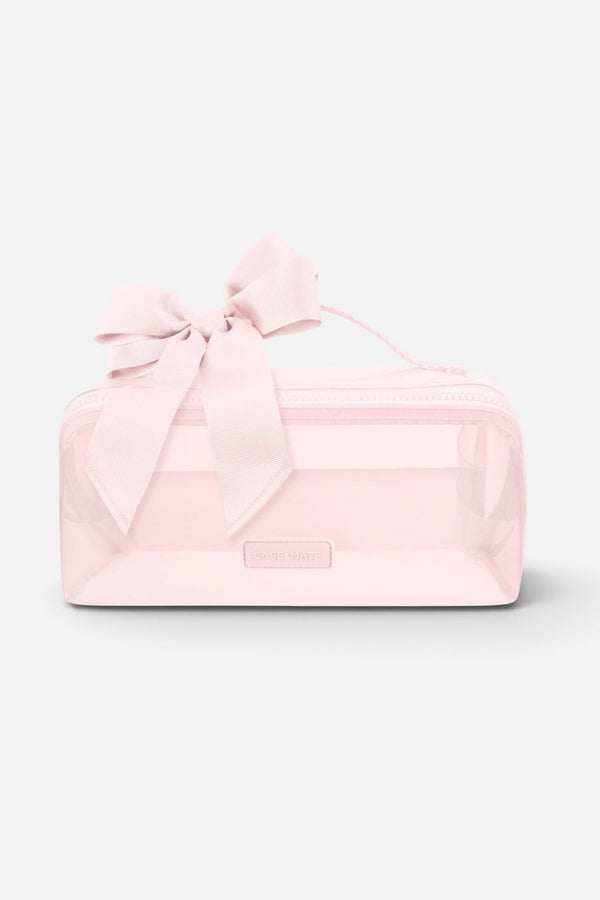 Case-Mate Jelly Cosmetic Bag in Ballet Pink Bow