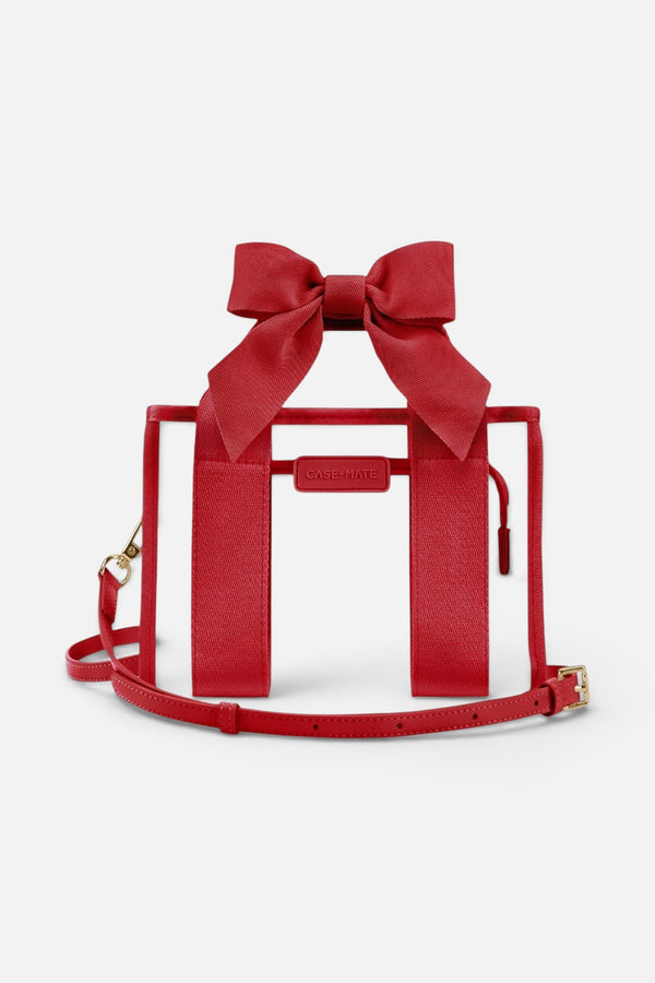 Case-Mate Jelly Stadium Bag in Varsity Red Bow