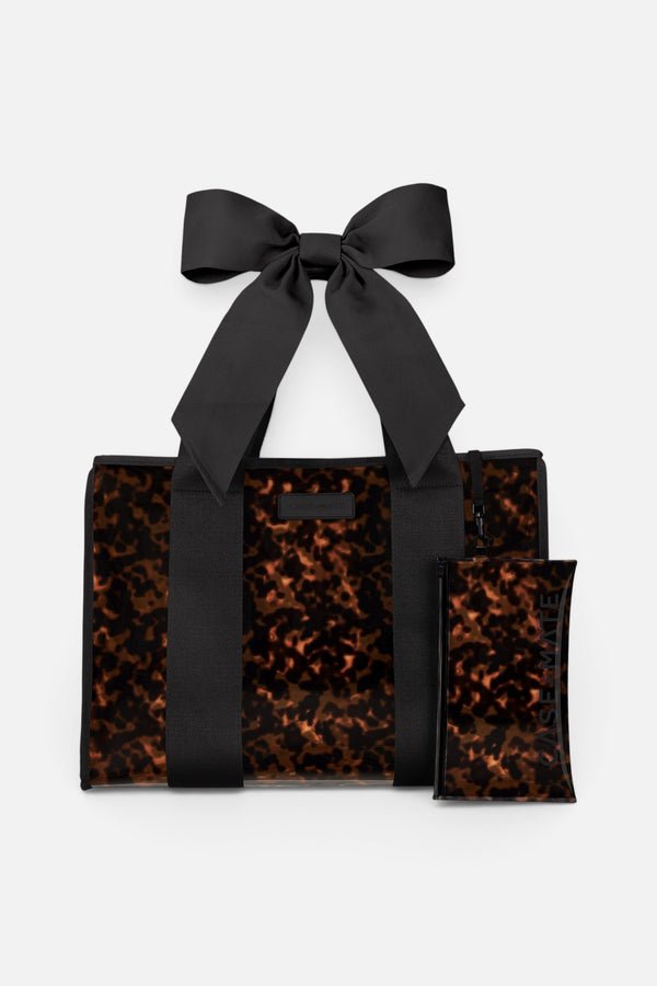 Case-Mate Jelly Tote Bag in Tortoiseshell Bow