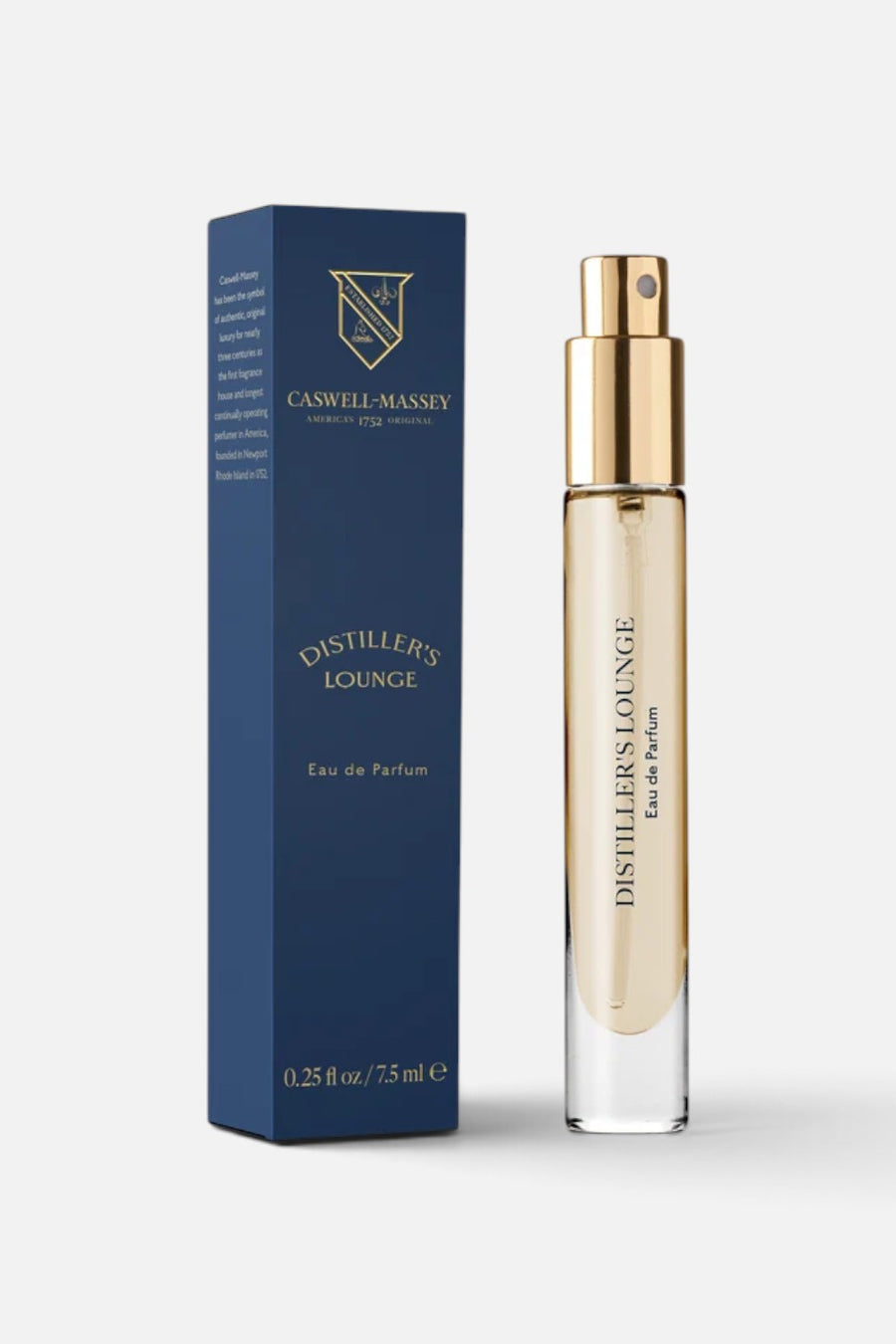 Caswell-Massey Distiller's Lounge Eau de Parfum – flat lay