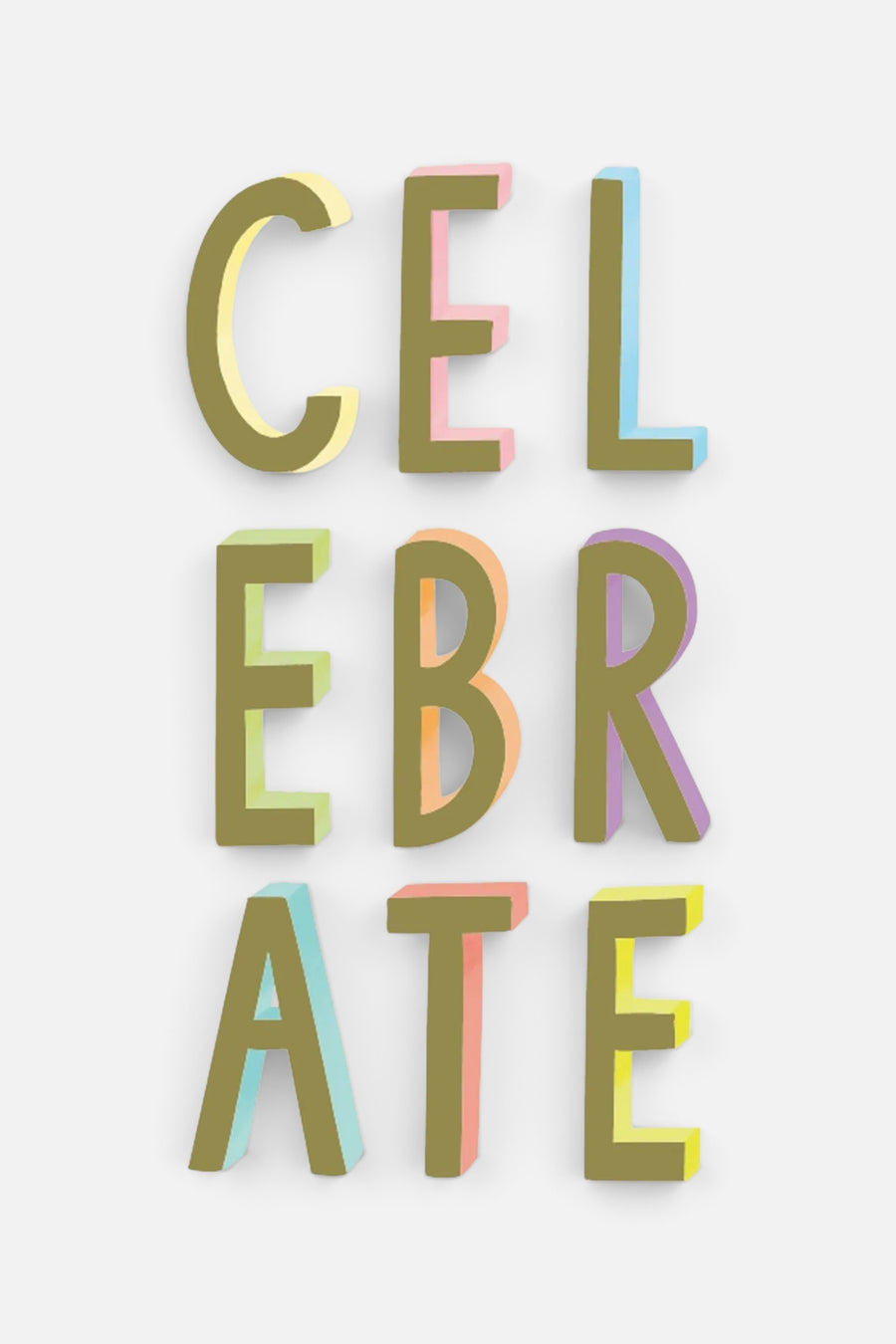 Celebrate Guest Napkins - Set of 16 – front view