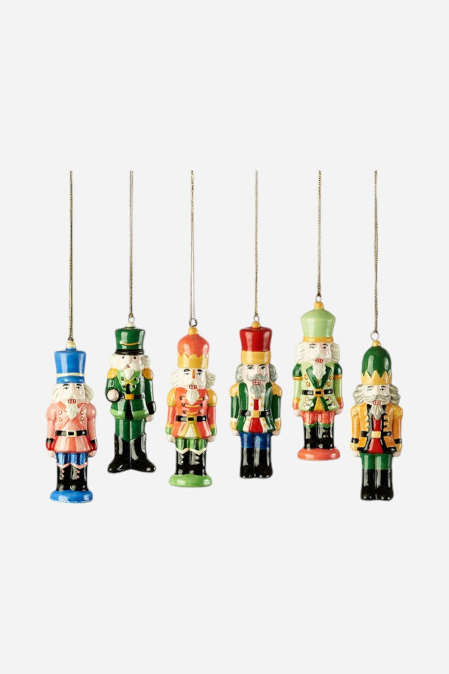 Ceramic Nutcracker Ornament – group shot