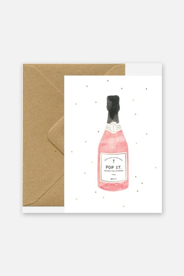 Champagne - Birthday Greeting card
