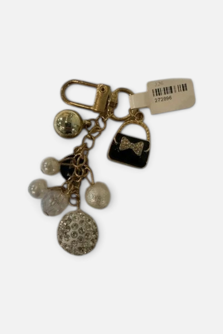 Chanel Inspired Bag Charm – front view