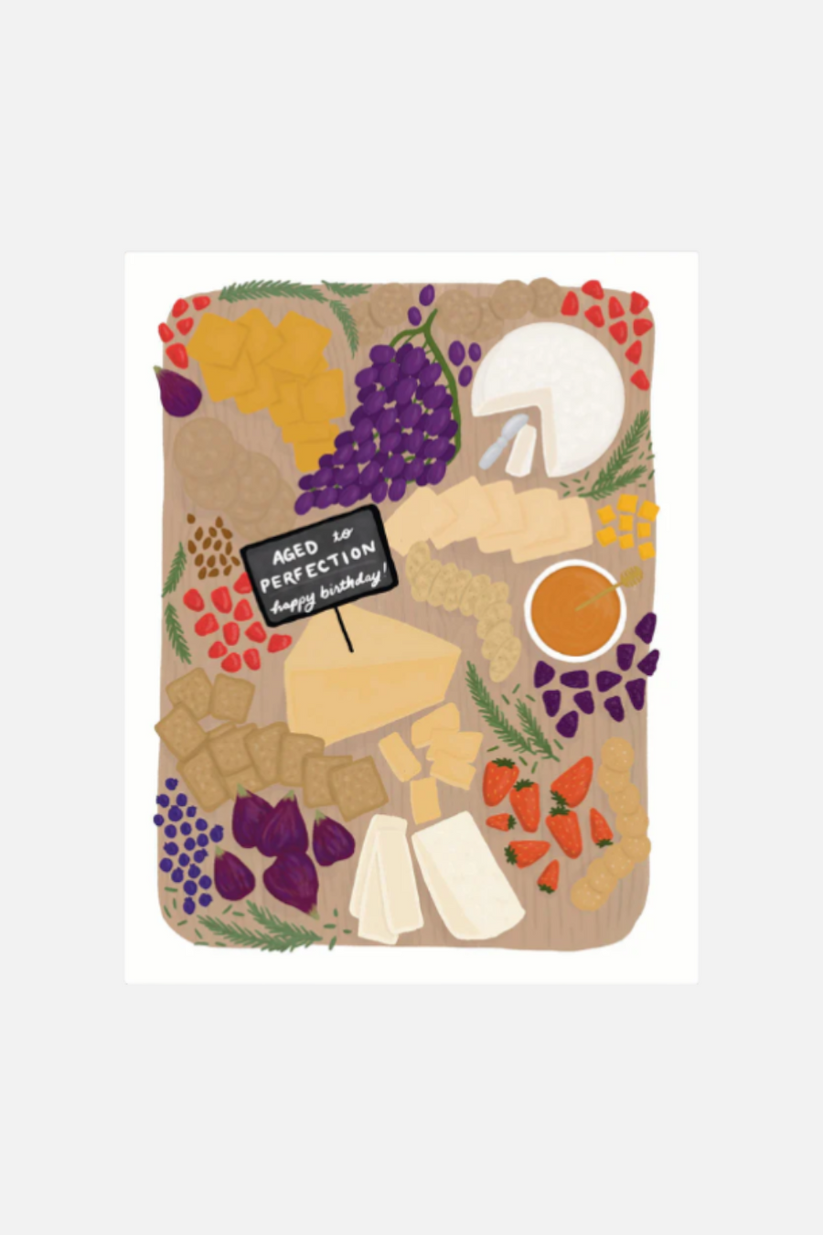 Charcuterie Birthday Card – front view