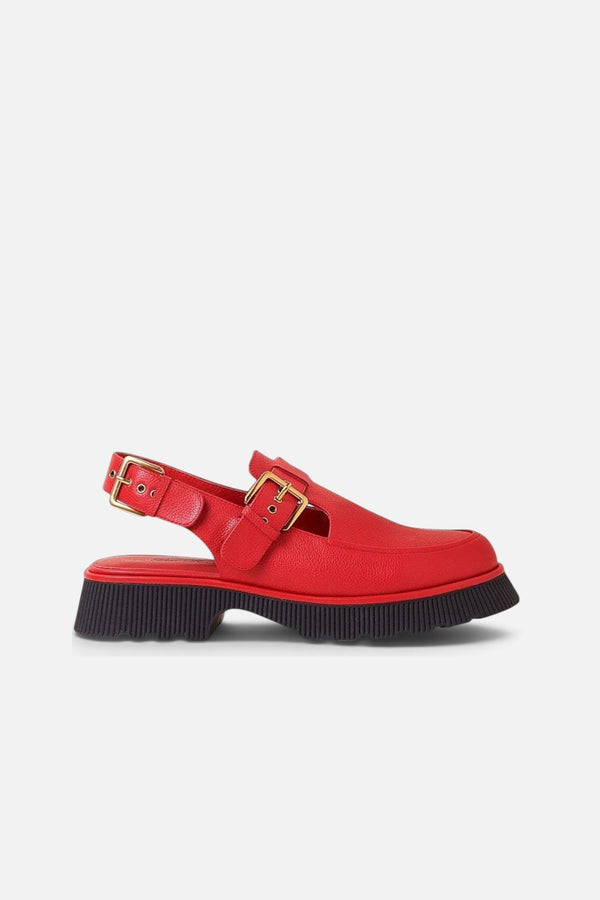 Charlotte Stone Aubrey Slingback Loafer in Begonia