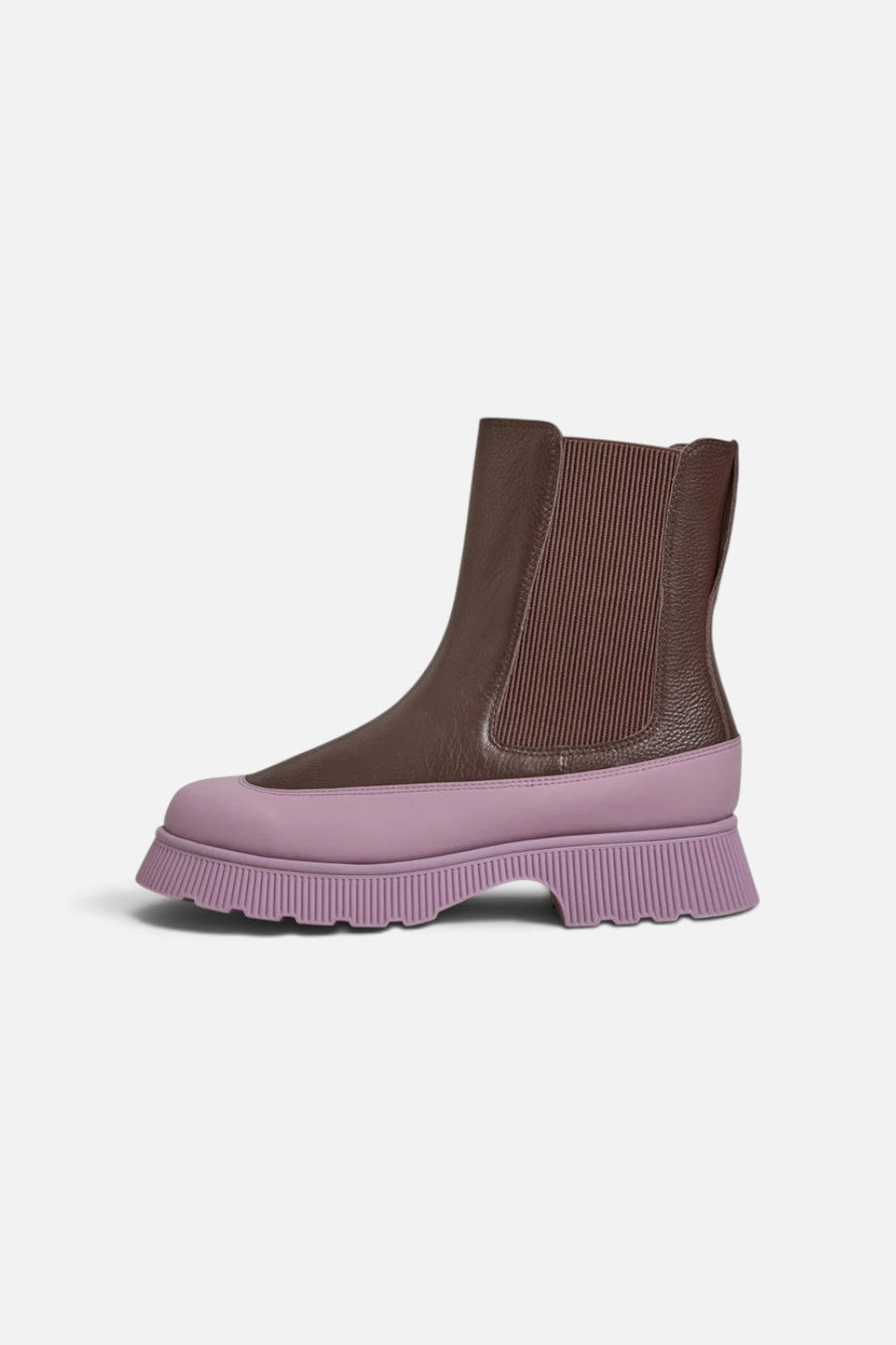 Charlotte Stone Gwen Chelsea Boot in Umber Lilac – back view