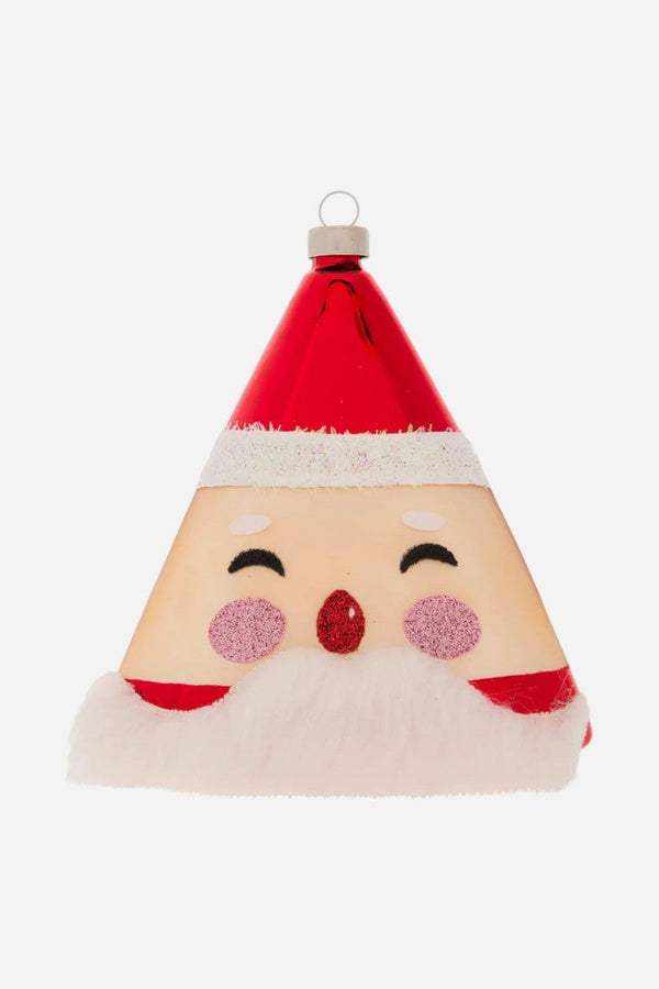Cheerful Santa Ornament