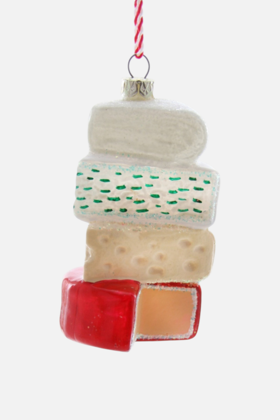 Cheese Stack Ornament – front view