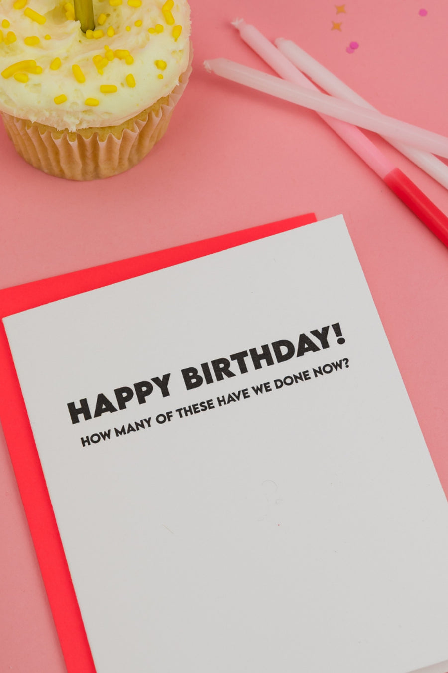 Chez Gagne How Many of These Have We Done Birthday Card – back view