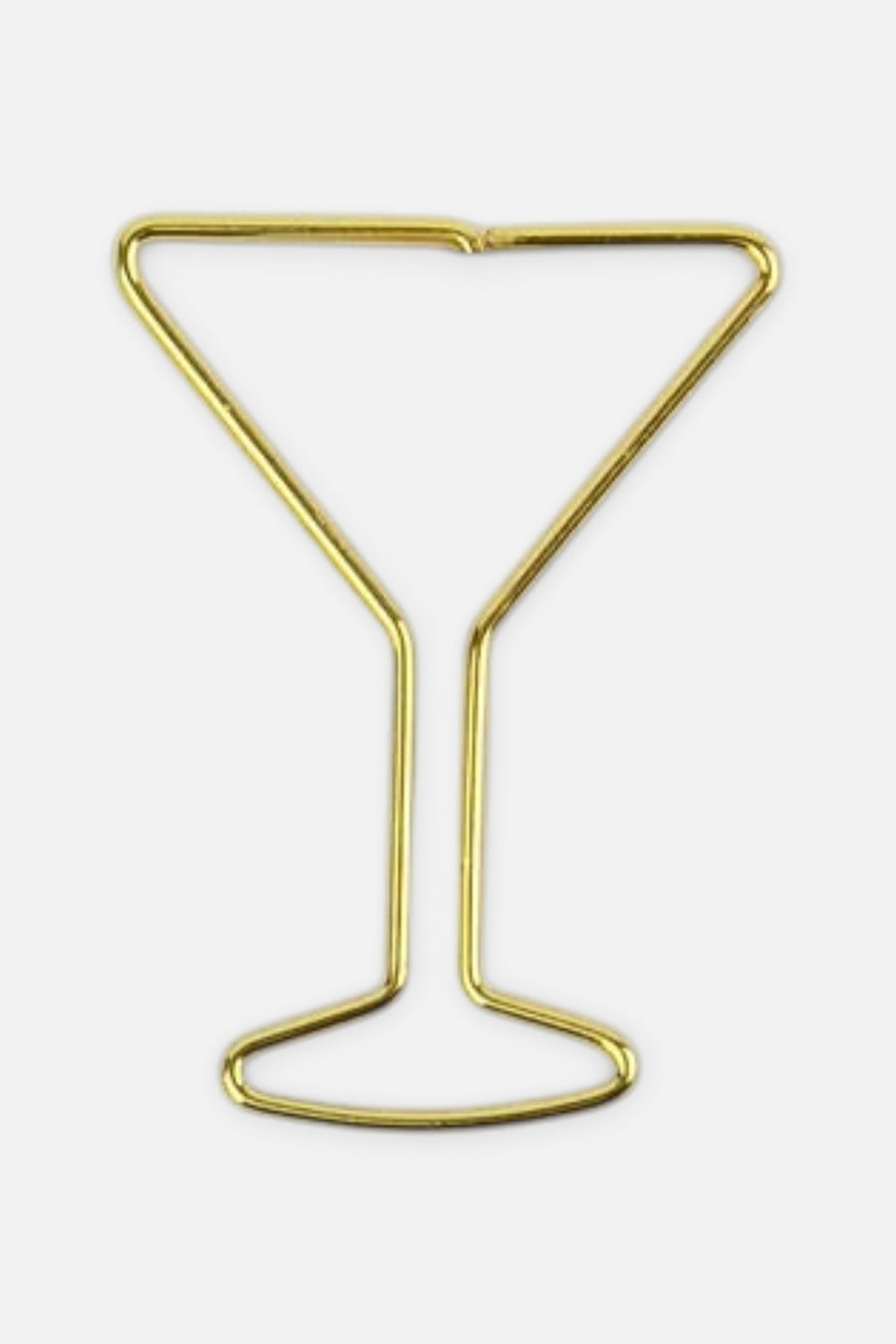 Chez Gagne Martini Glass Paper Clip Pack of 25 – side view