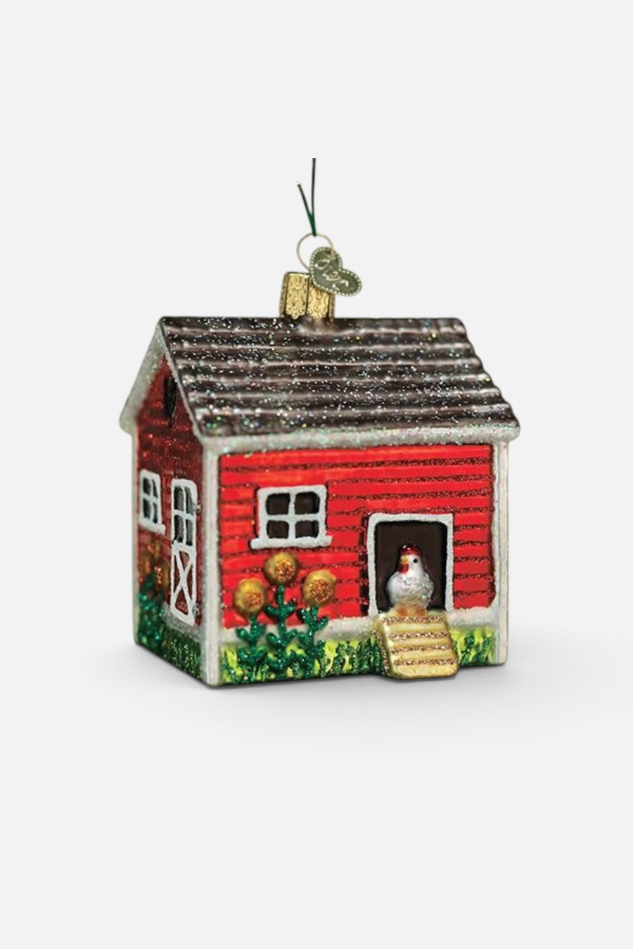 Chicken Coop Ornament – detail