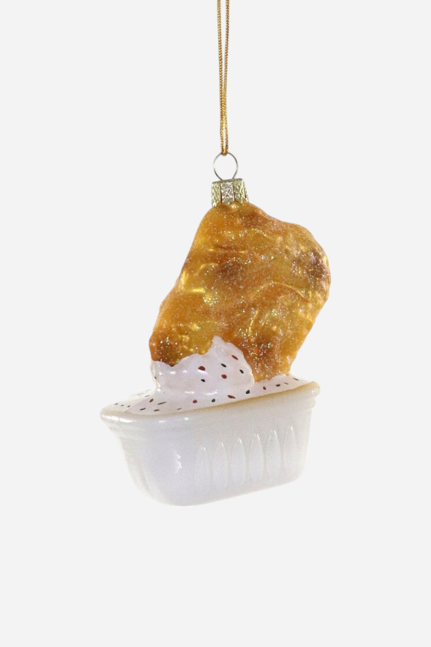 Chicken Nugget With Ranch Ornament – front view