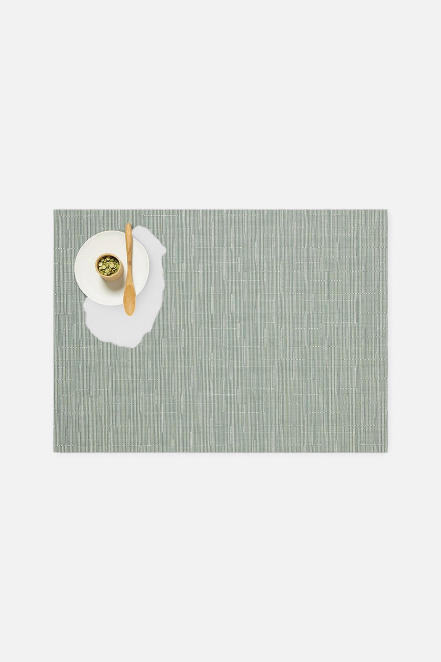 Chilewich Bamboo Tablemat In Seaglass – front view