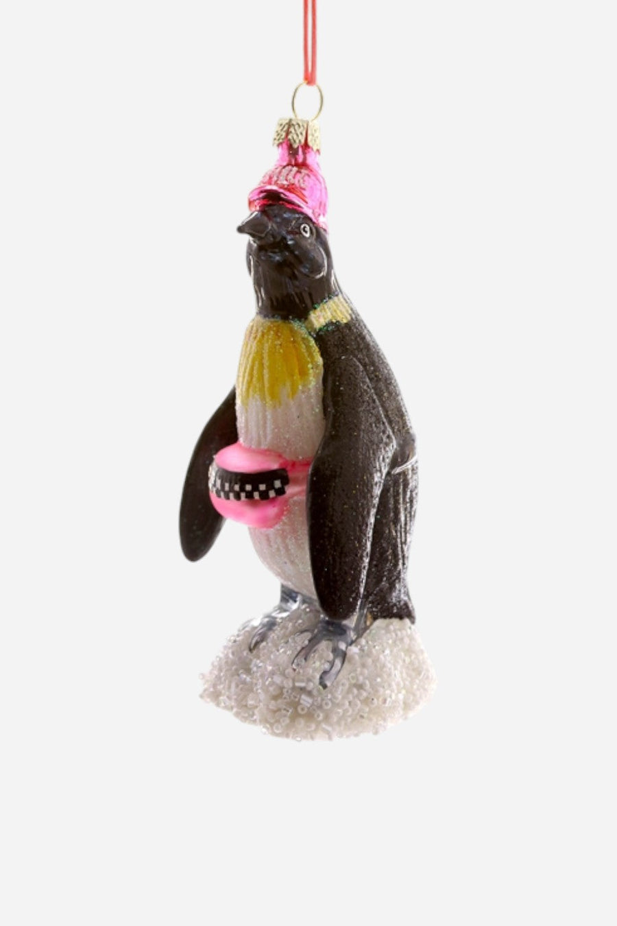 Chill Penguin Ornament – front view