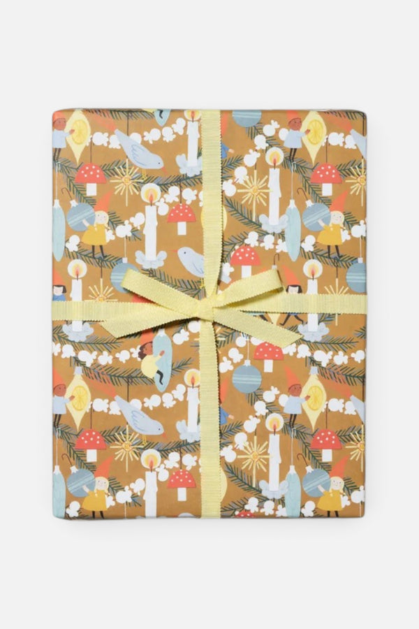 Christmas Elves Wrapping Paper
