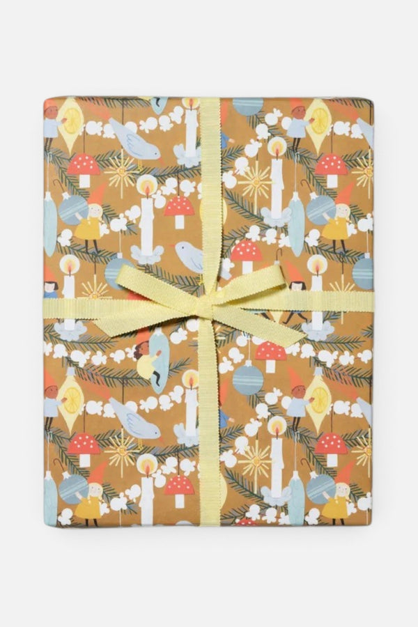 Christmas Elves Wrapping Paper