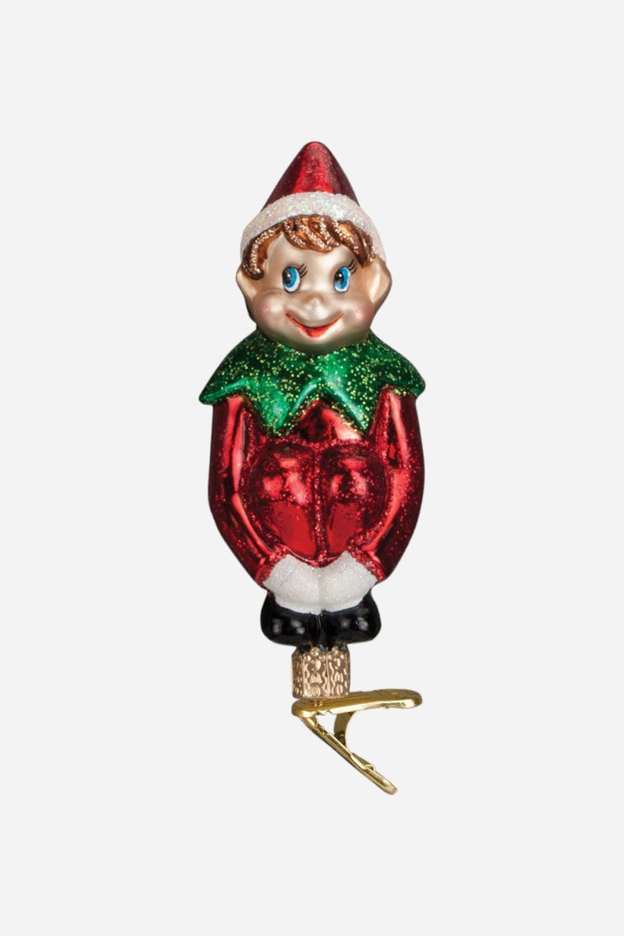 Christmas Pixie With Clip – three-quarter view