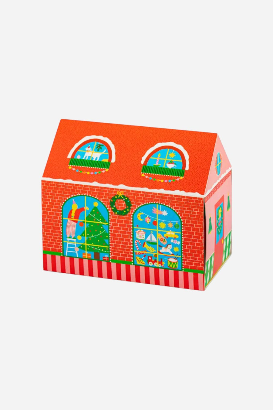 Christmas Shop House Safety Matches – back view