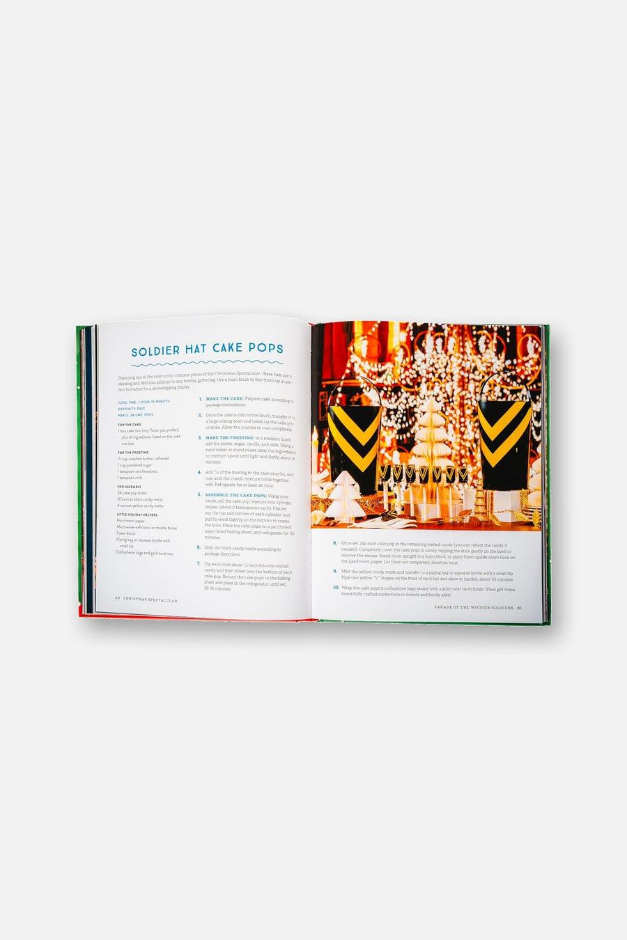 Christmas Spectacular Starring the Radio City Rockettes: Recipes and Crafts to Bring Home the Magic – detail
