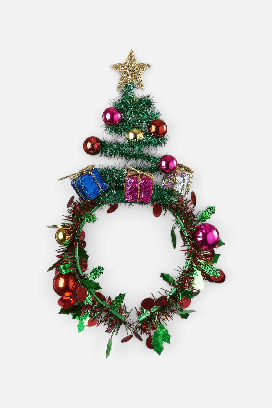 Christmas Tree Headband, 11 in – front view