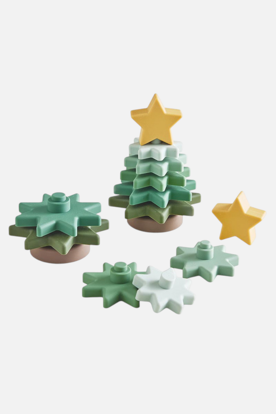 Christmas Tree Stacking Toy – side view