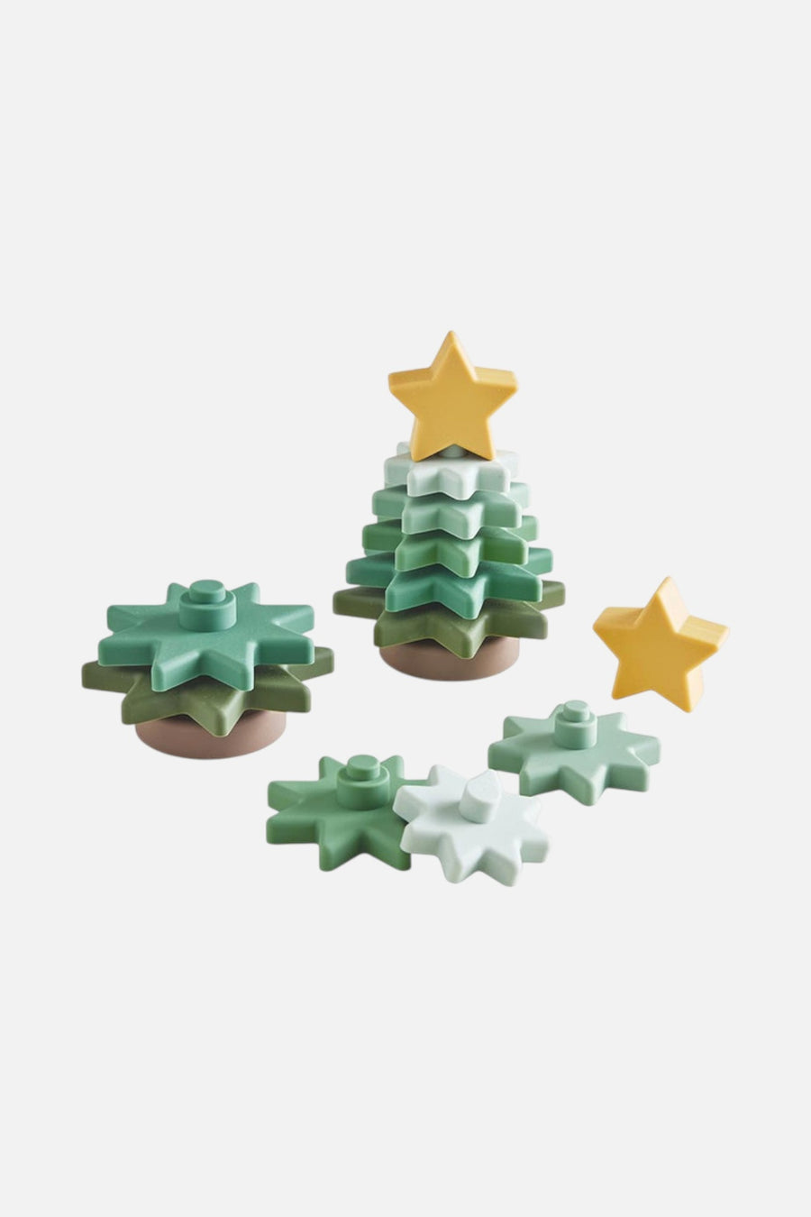 Christmas Tree Stacking Toy – side view