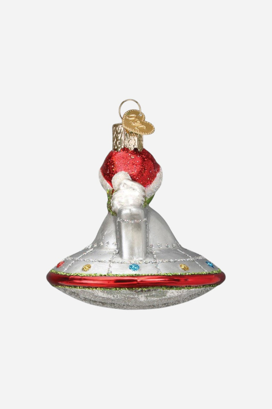 Christmas Ufo Ornament – side view