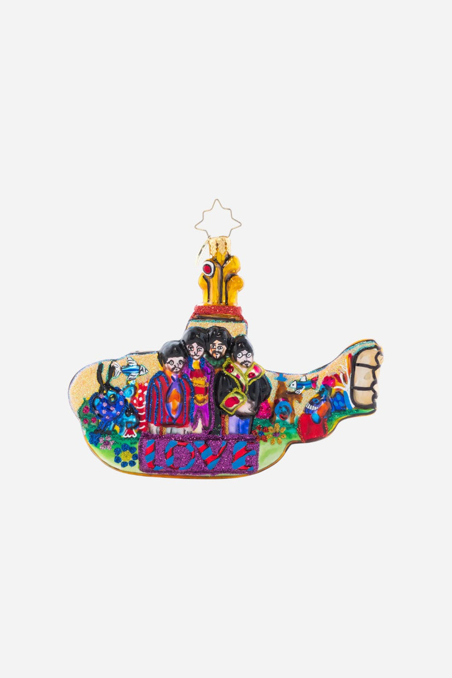 Christopher Radko All Aboard Submarine Ornament – front view