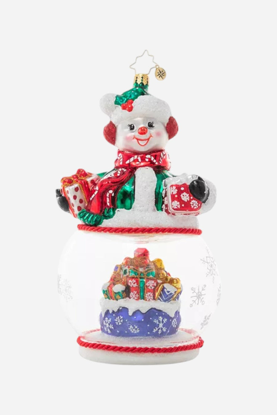 Christopher Radko Chilly And Cheery Ornament – front view