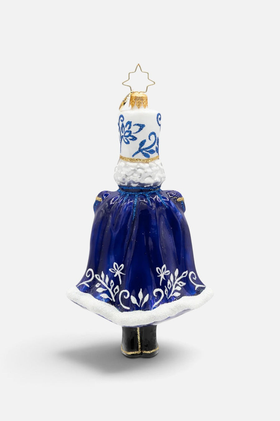 Christopher Radko Chinoiserie Majesty Ornament – side view
