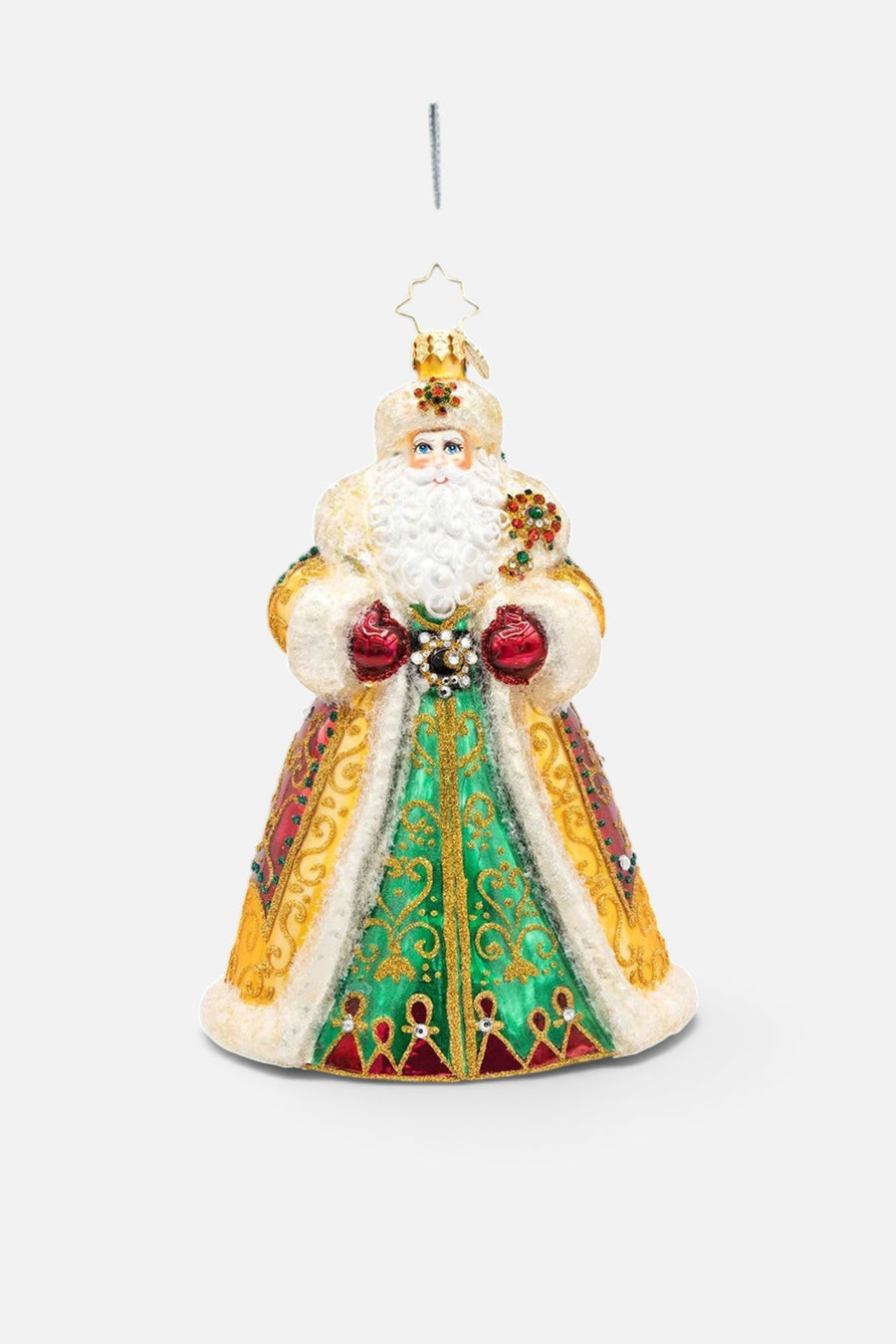 Christopher Radko Crown Of Christmas Ornament – back view