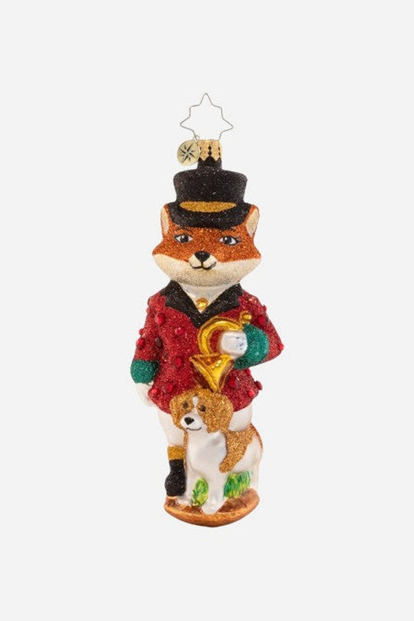 Christopher Radko Festive Fox Ornament