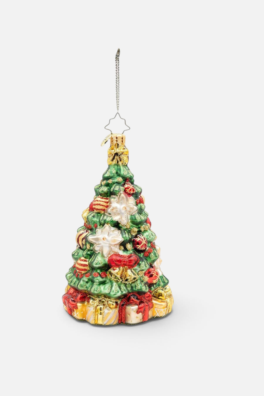 Christopher Radko Golden Bloom Fir Ornament – back view