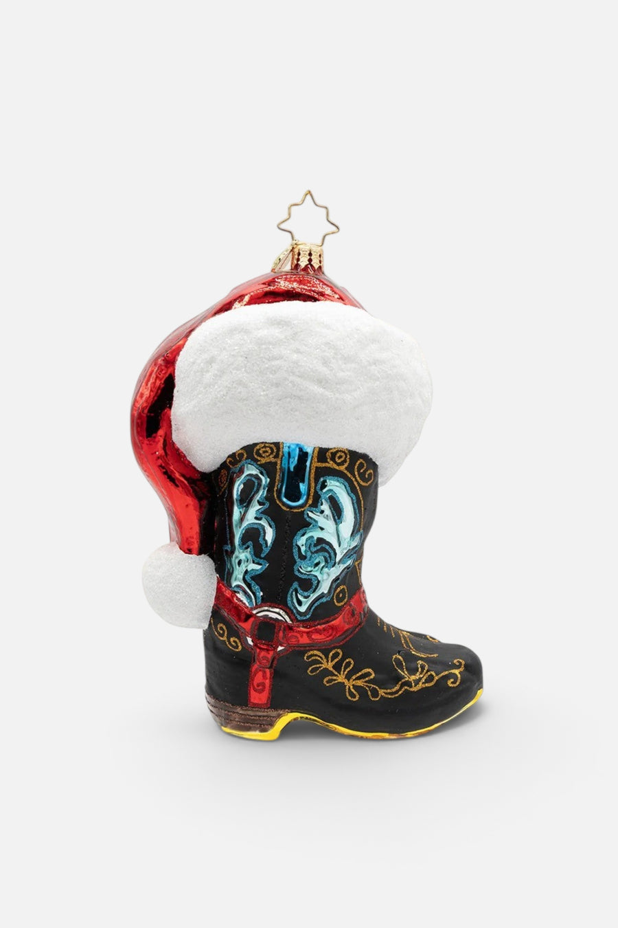 Christopher Radko Howdy Holidays Ornament – back view