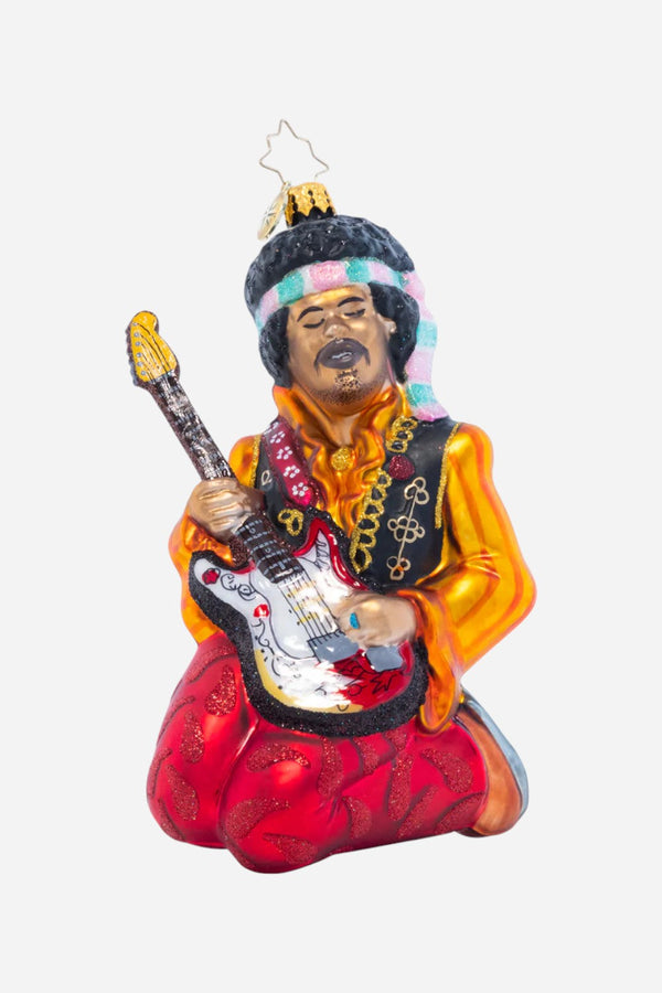 Christopher Radko Jimi Hendrix Solo Ornament
