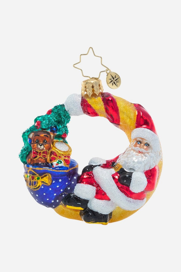 Christopher Radko Over The Moon For Christmas Gem Ornament