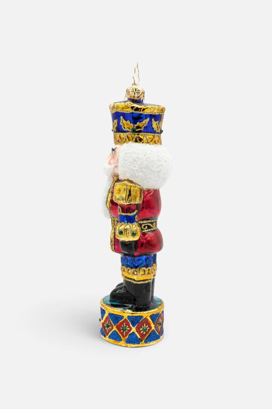 Christopher Radko Radiant Jewel Nutcracker Ornament – flat lay