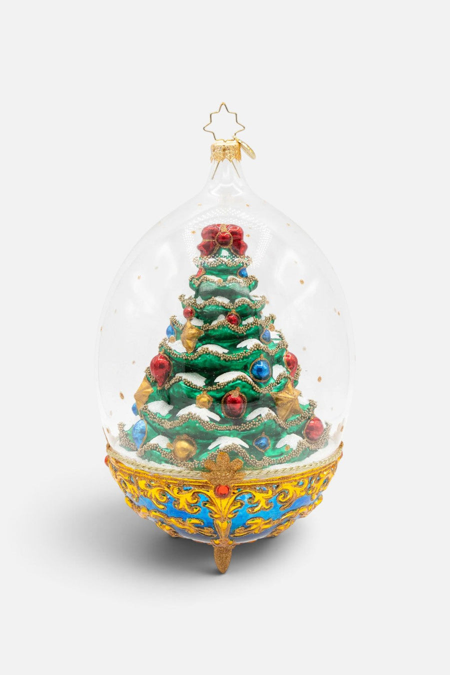 Christopher Radko Royal Elegance Spruce Ornament – flat lay