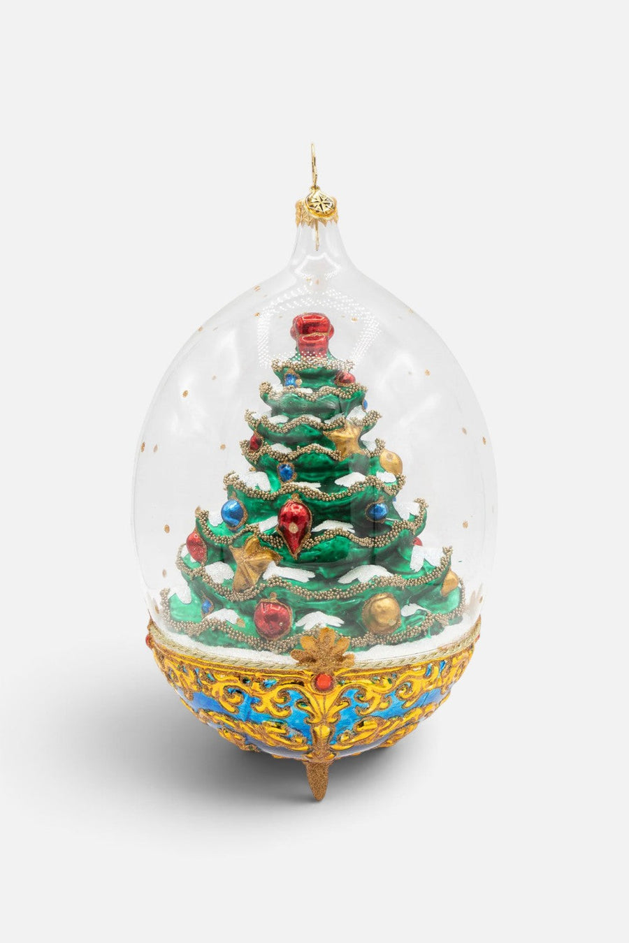 Christopher Radko Royal Elegance Spruce Ornament – side view