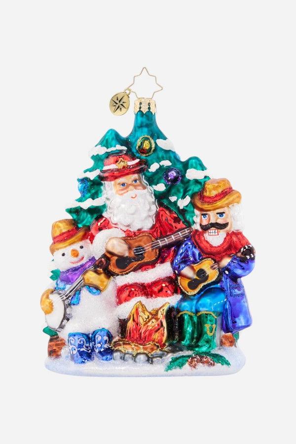 Christopher Radko Santa's Fireside Friends Ornament
