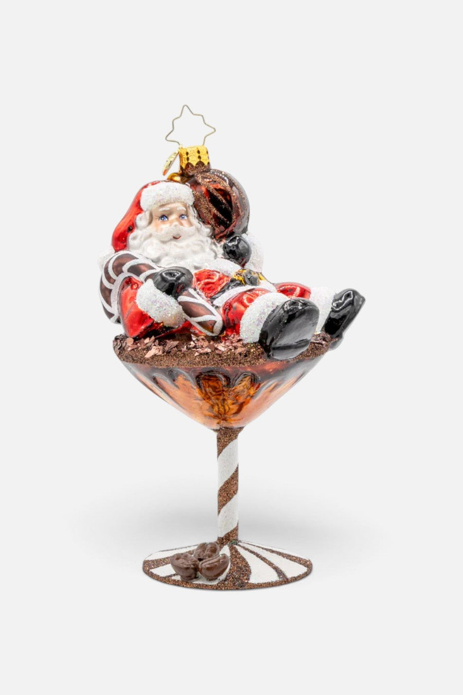 Christopher Radko Santa's Merry Martini Brew Ornament – alternate