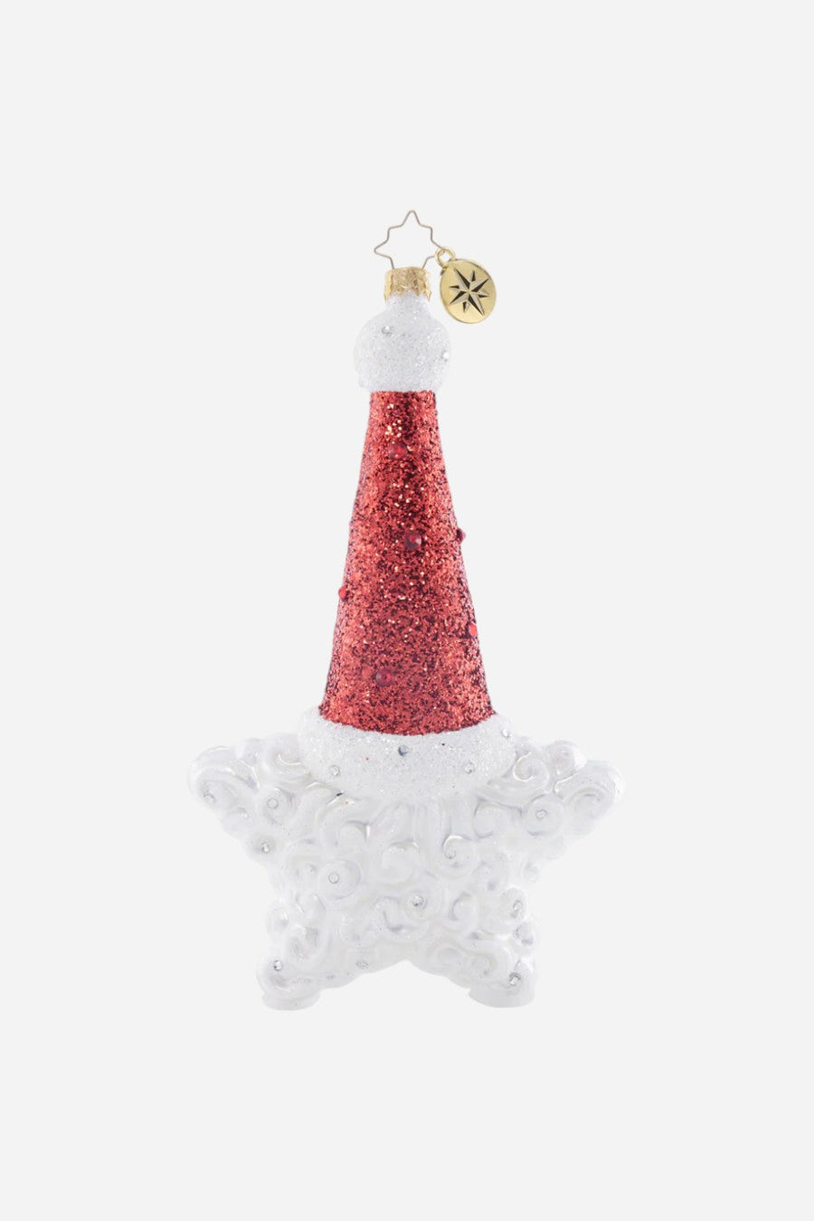 Christopher Radko Santa's Star Power Ornament – back view