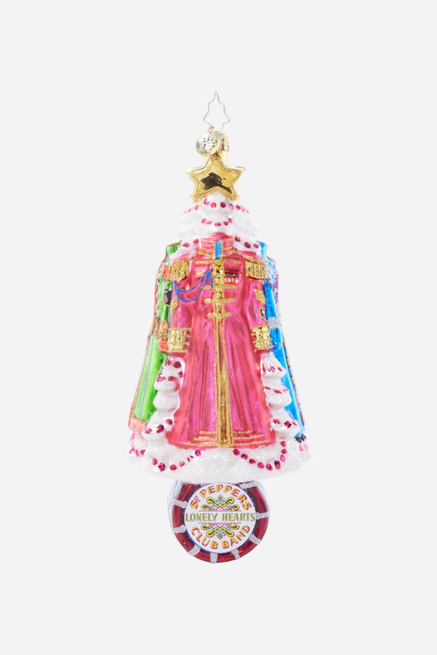 Christopher Radko Sgt. Pepper's Festive Foliage Ornament – back view
