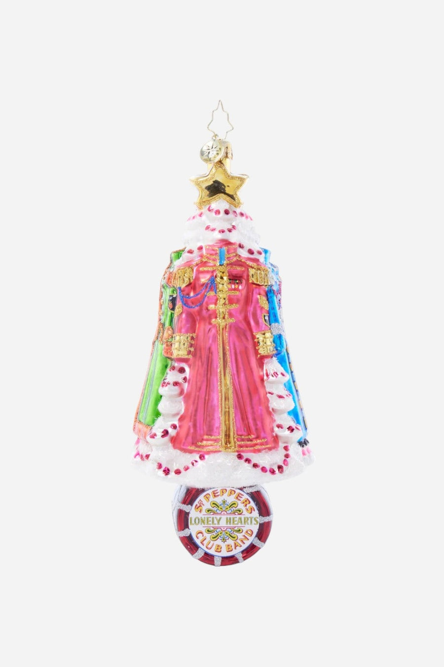 Christopher Radko Sgt. Pepper's Festive Foliage Ornament – back view