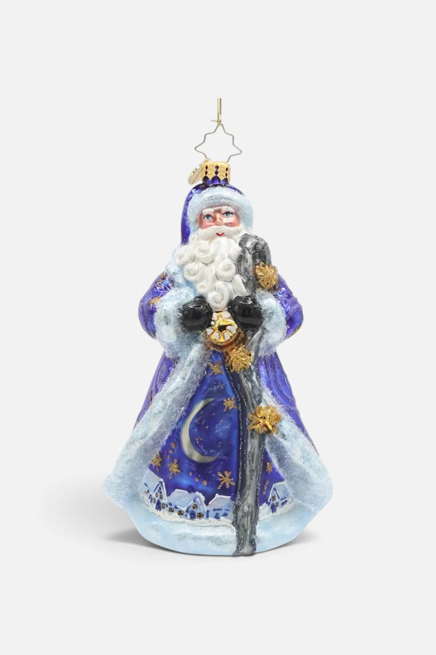 Christopher Radko Starlight Keepsake Santa Ornament – alternate