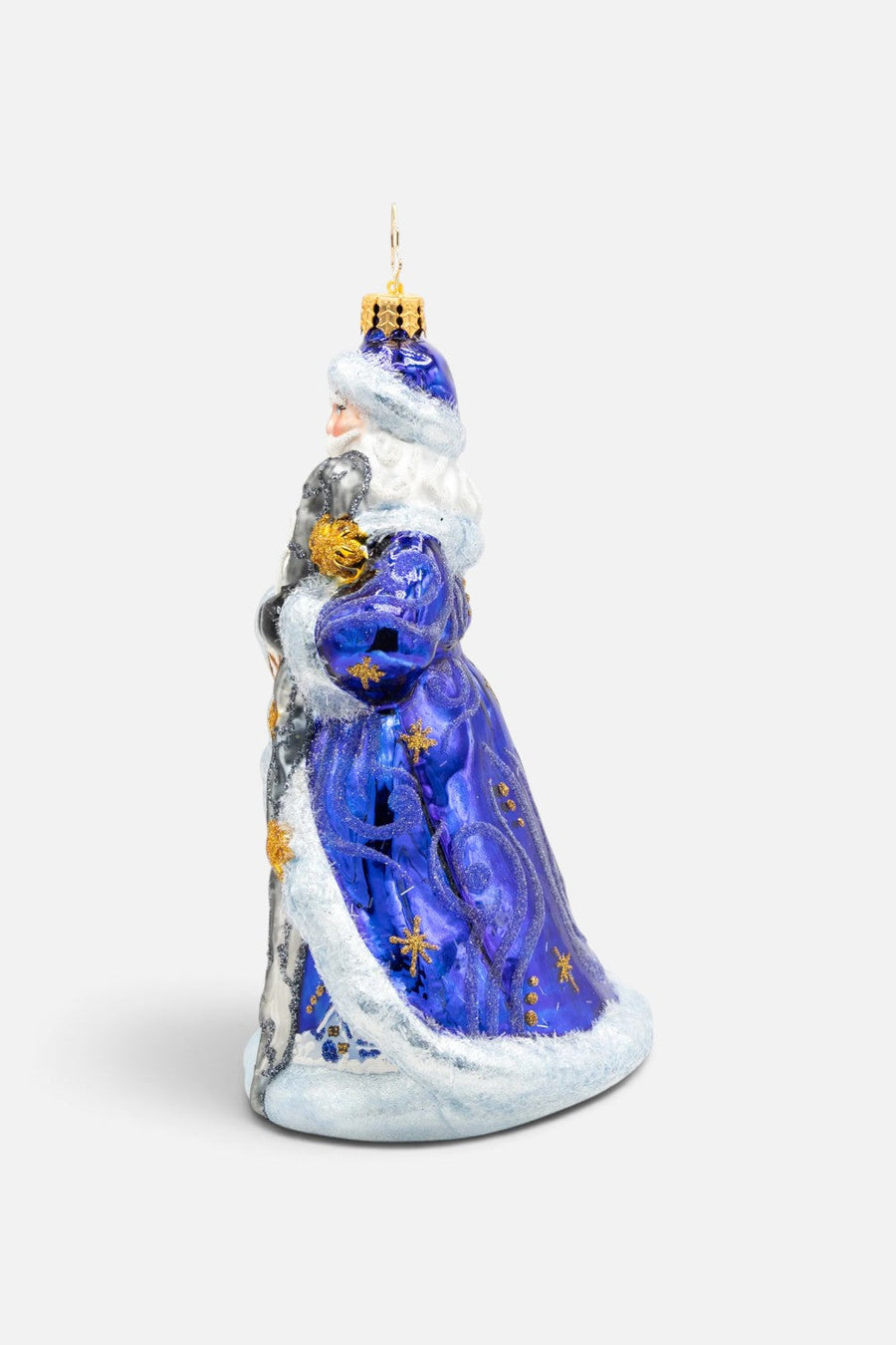 Christopher Radko Starlight Keepsake Santa Ornament – flat lay