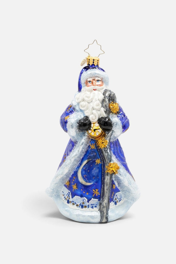 Christopher Radko Starlight Keepsake Santa Ornament