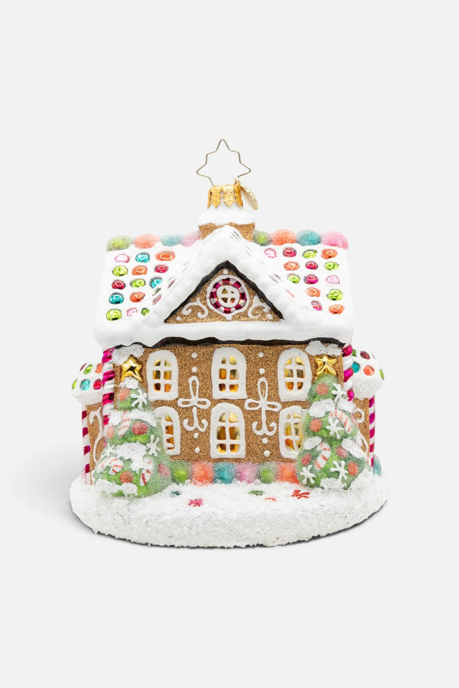 Christopher Radko Sweet Treat House Ornament – side view