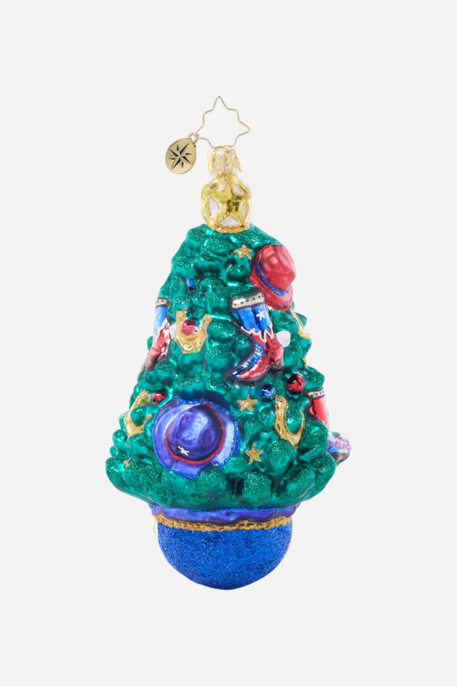 Christopher Radko Texas Tannenbaum Ornament – back view